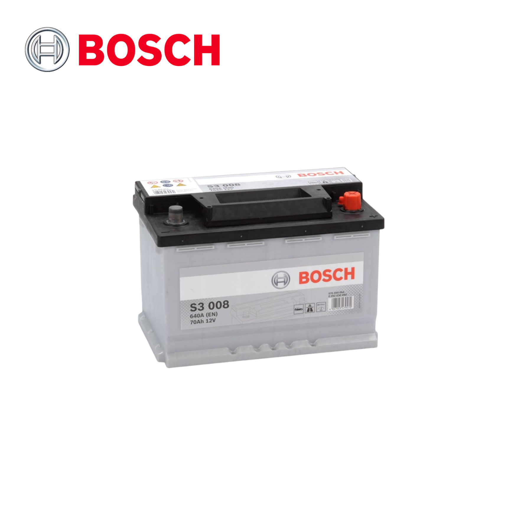 Bosch L3 12V 70Ah 640A S3008
