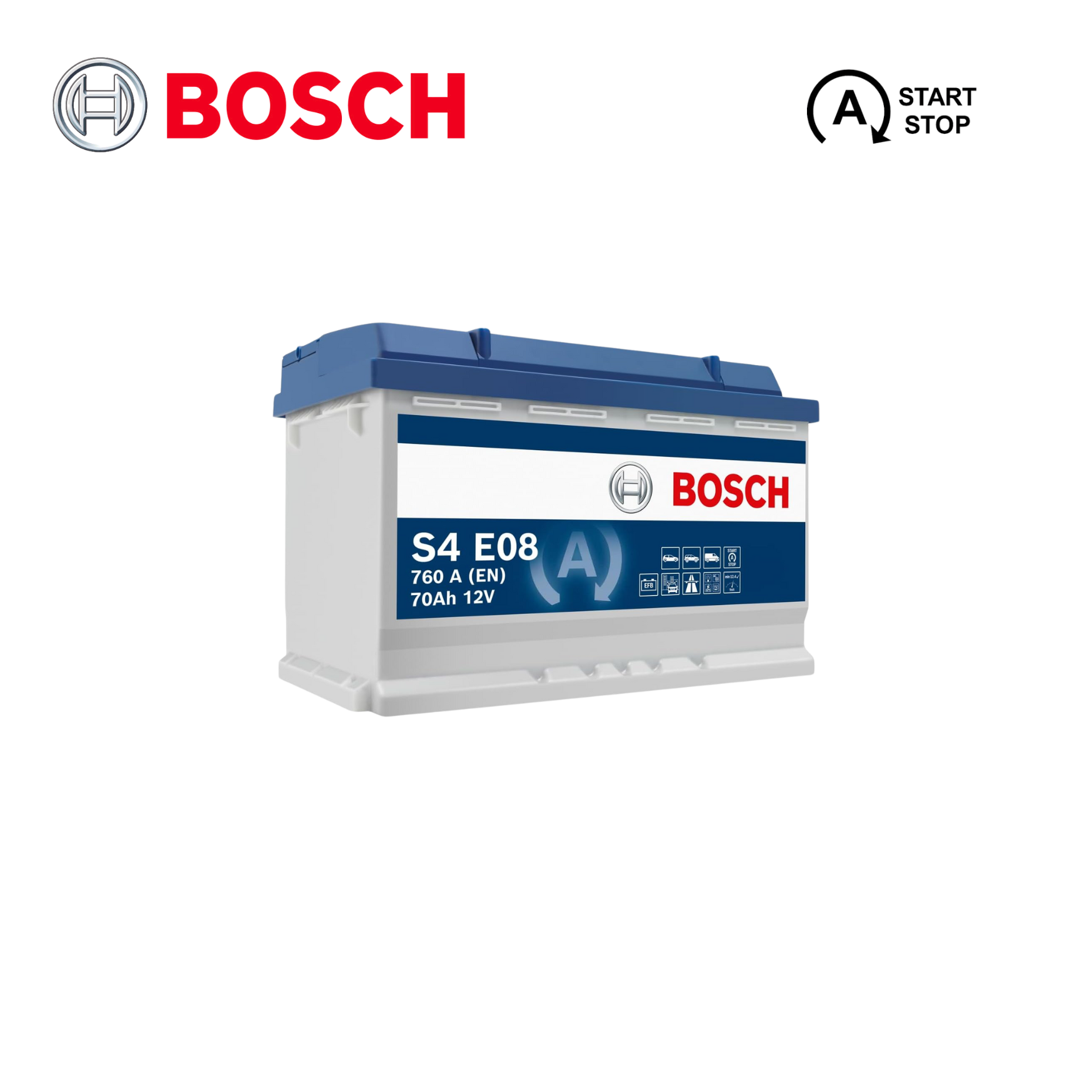 Bosch L3 EFB Star Stop 12V 70Ah 760A S4E08