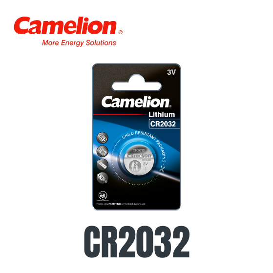 Camelion Pile Contact Voiture CR2032