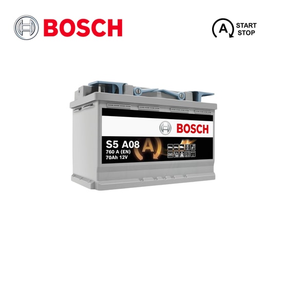 Bosch L3 AGM Star Stop 12V 70Ah 760A S5A08