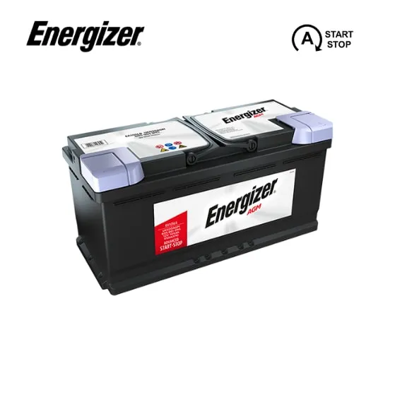 Energizer L6 AGM Star Stop 12V 105Ah 950A EA105L6